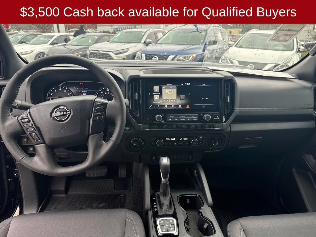 2026 Super Black Nissan Frontier SV 4X4 Truck