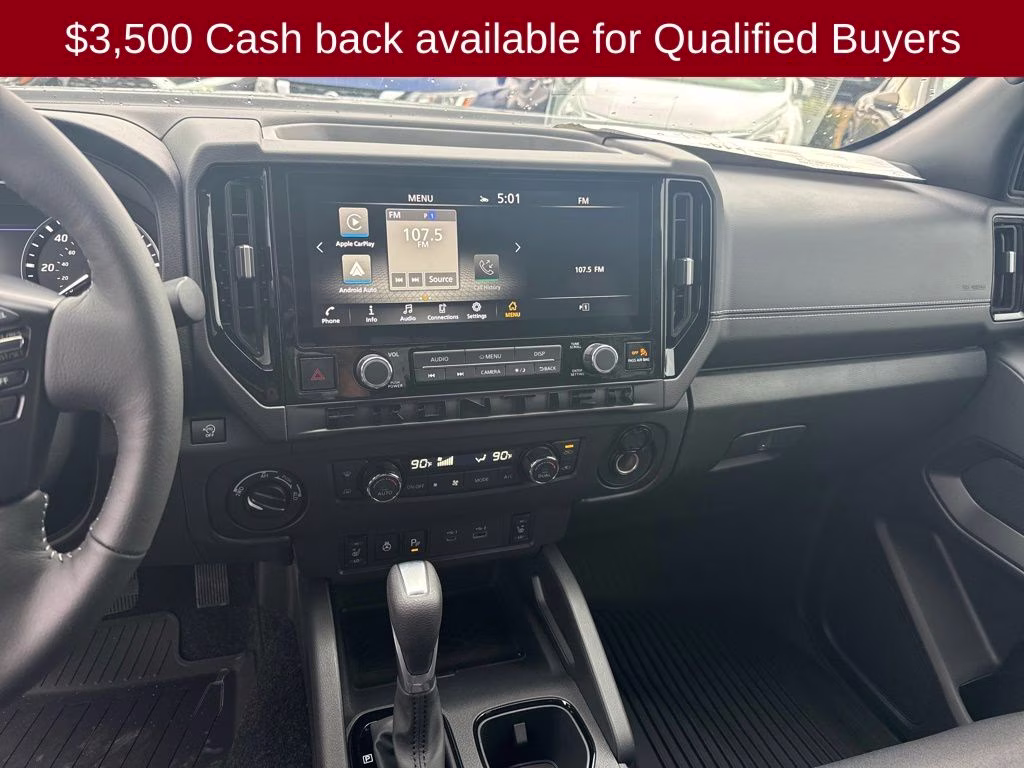 2026 Super Black Nissan Frontier SV 4X4 Truck