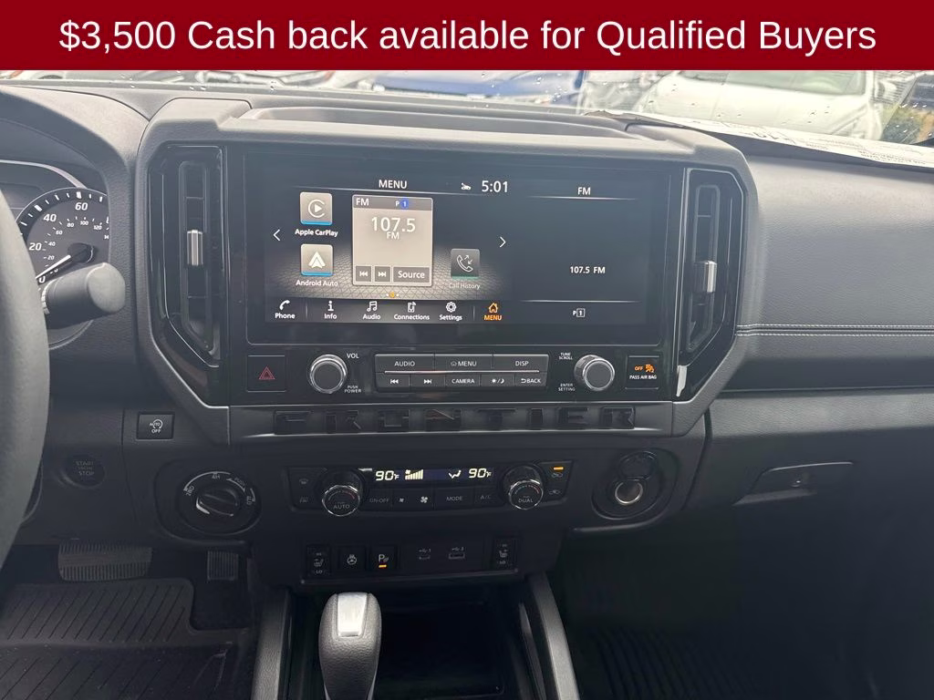 2026 Super Black Nissan Frontier SV 4X4 Truck