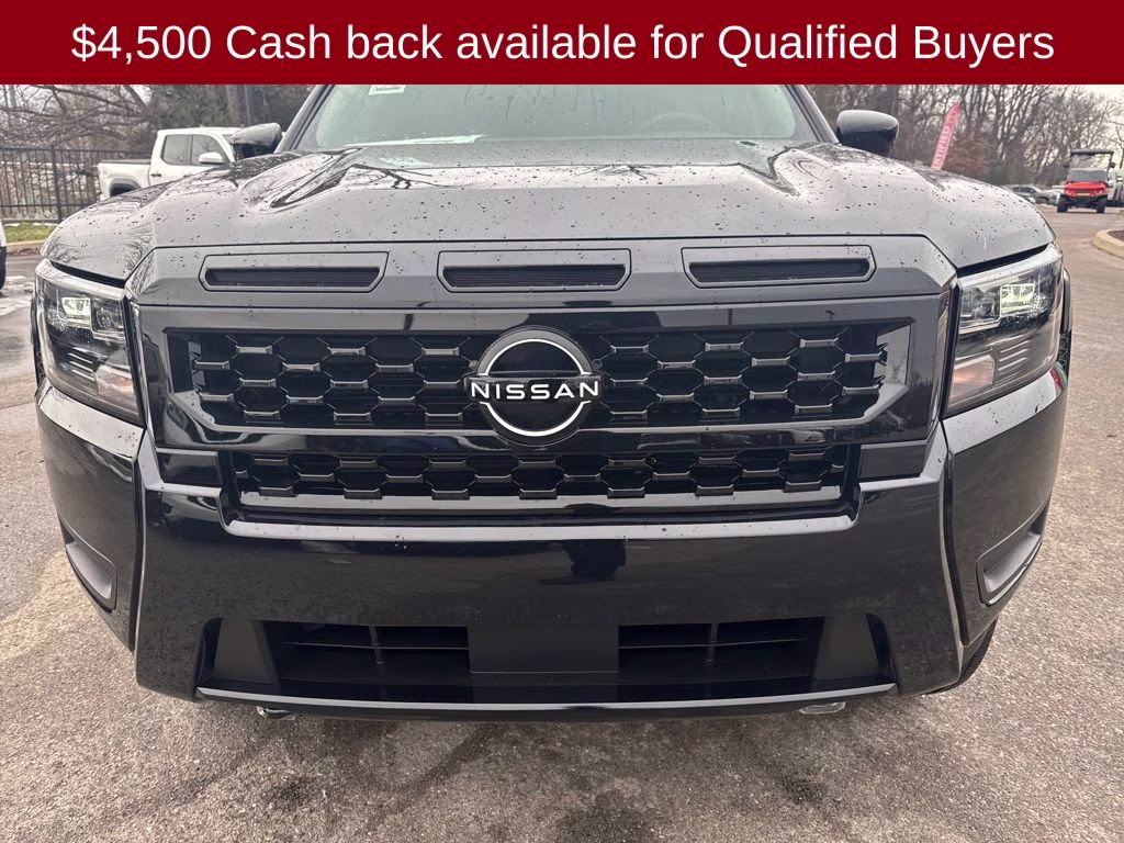 2026 Super Black Nissan Frontier SV 4X4 Truck