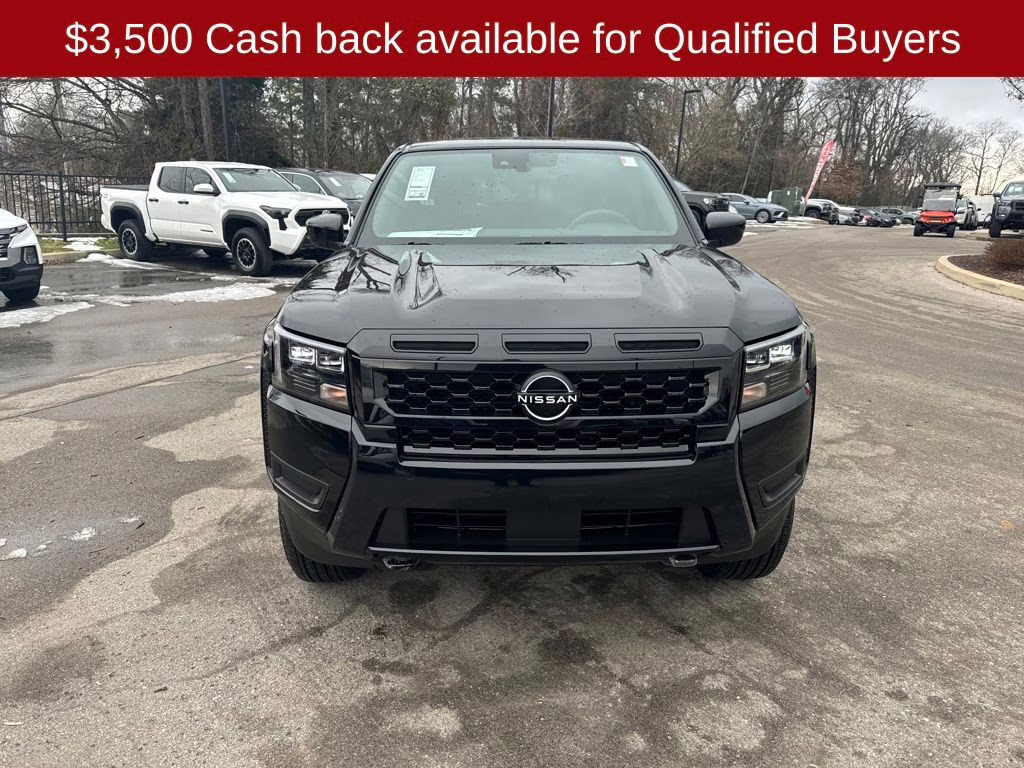 2026 Super Black Nissan Frontier SV 4X4 Truck