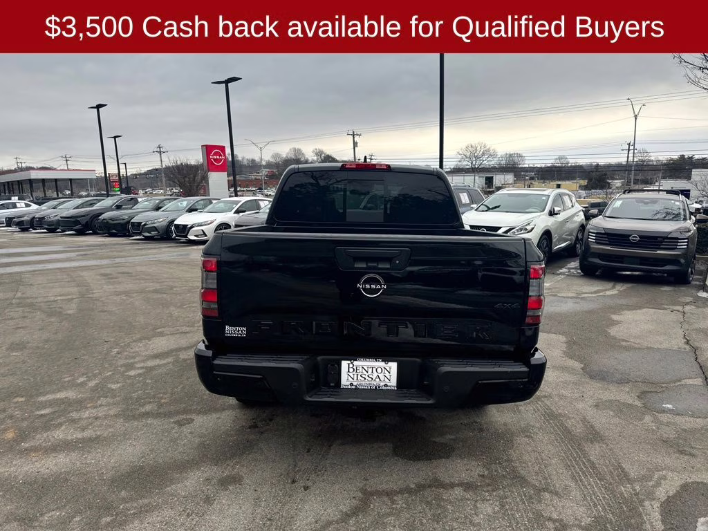 2026 Super Black Nissan Frontier SV 4X4 Truck