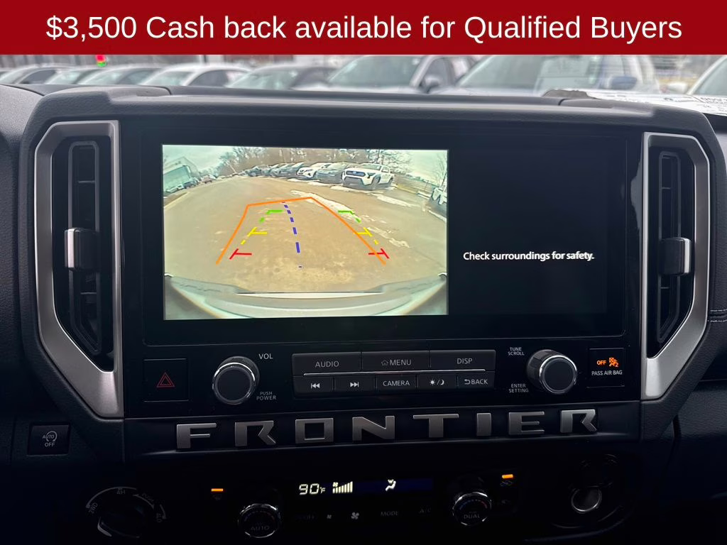 2026 Glacier White Nissan Frontier SV 4X4 Truck