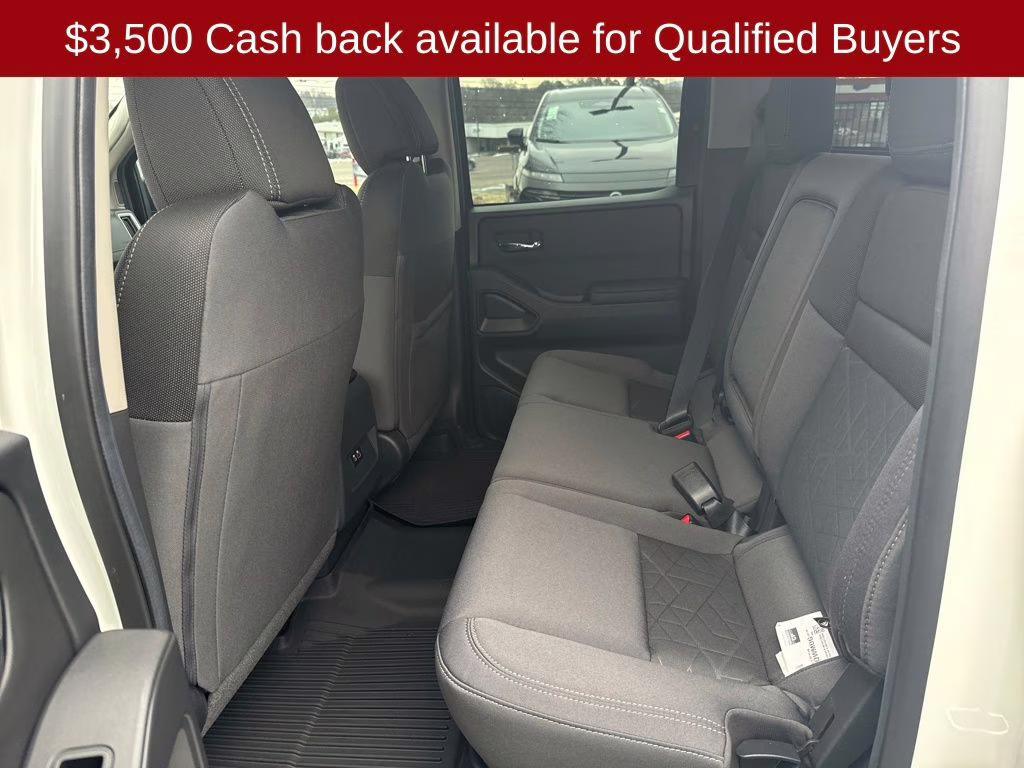 2026 Glacier White Nissan Frontier SV 4X4 Truck