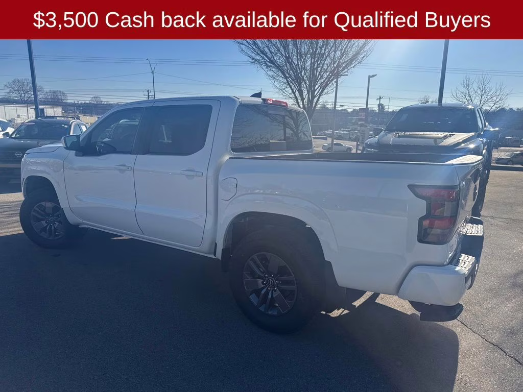 2026 Glacier White Nissan Frontier SV 4X4 Truck