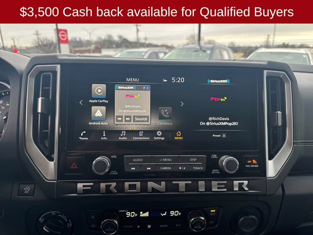 2026 Gun Metallic Nissan Frontier SV 4X4 Truck