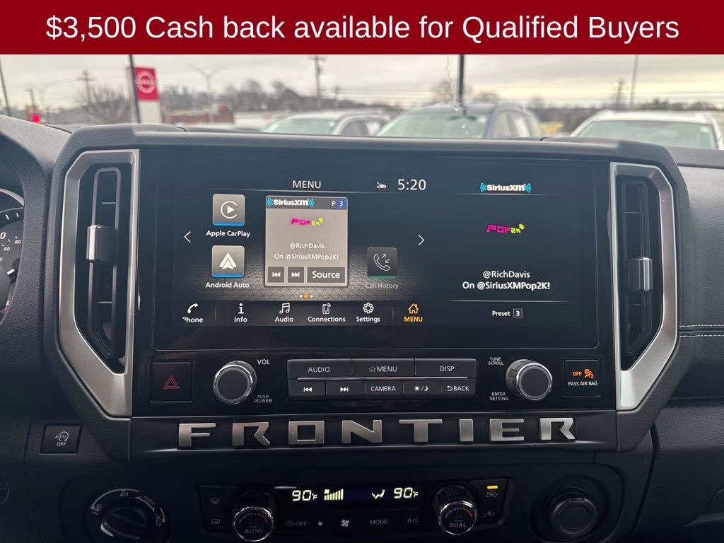 2026 Gun Metallic Nissan Frontier SV 4X4 Truck