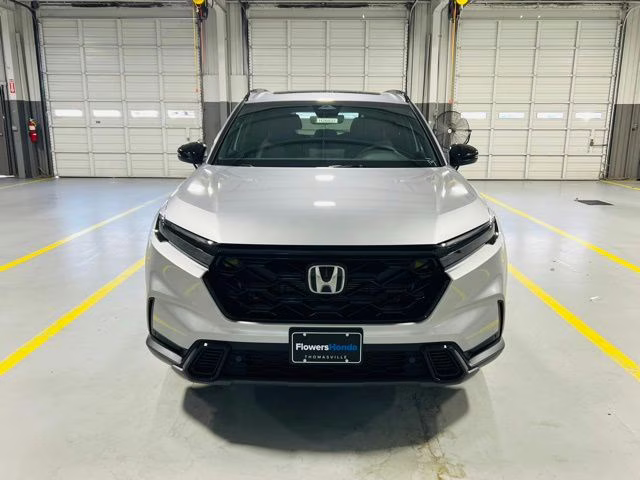 2026 Solar Silver Metallic Honda CR-V Hybrid Sport-L FWD SUV