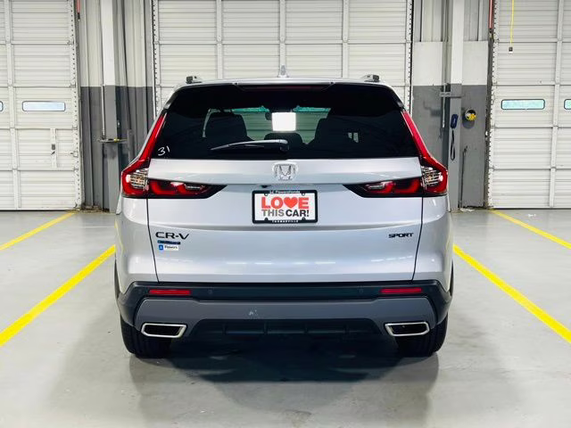 2026 Solar Silver Metallic Honda CR-V Hybrid Sport-L FWD SUV