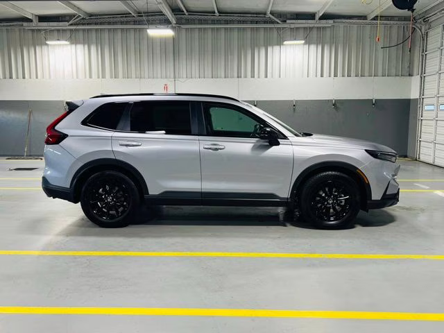 2026 Solar Silver Metallic Honda CR-V Hybrid Sport-L FWD SUV