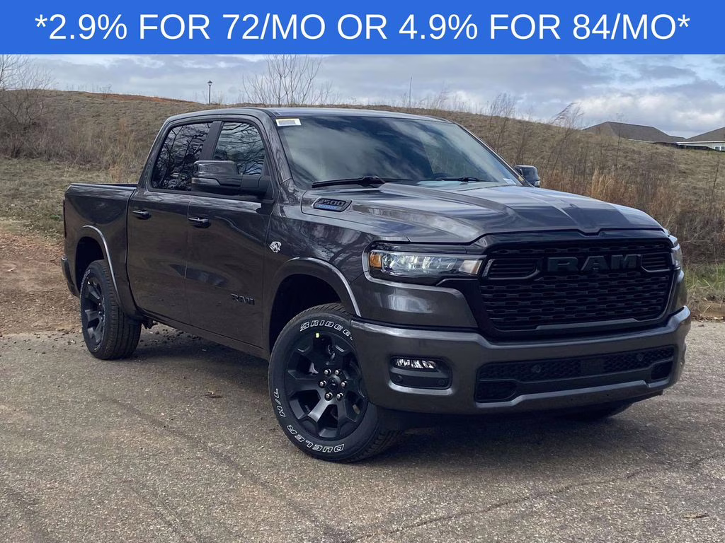 2026 Granite Crystal Metallic Clearcoat Ram 1500 Big Horn/Lone Star 4X4 Truck