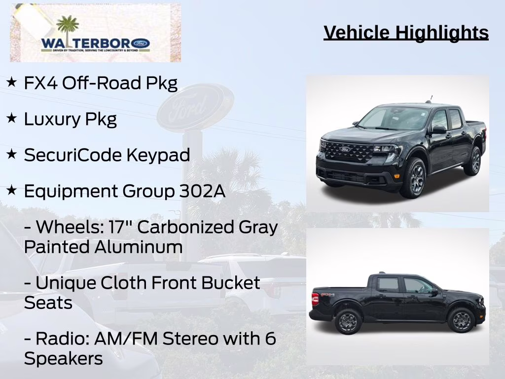 2026 Shadow Black Ford Maverick XLT AWD Truck