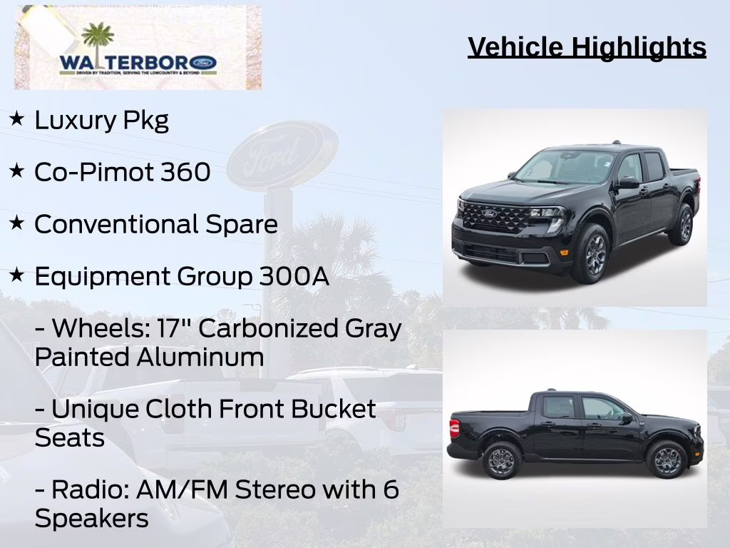 2026 Shadow Black Ford Maverick XLT FWD Truck