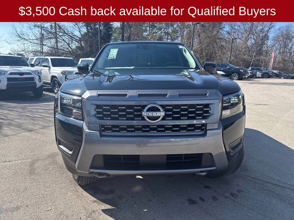 2026 Super Black Nissan Frontier SV 4X4 Truck