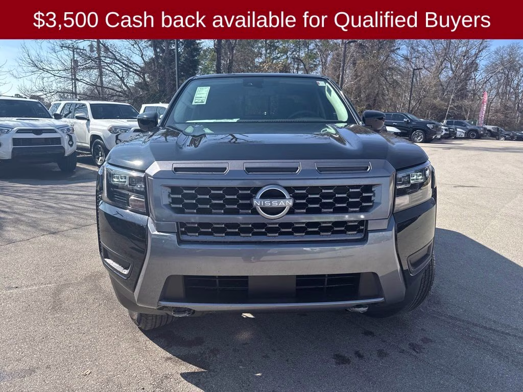 2026 Super Black Nissan Frontier SV 4X4 Truck