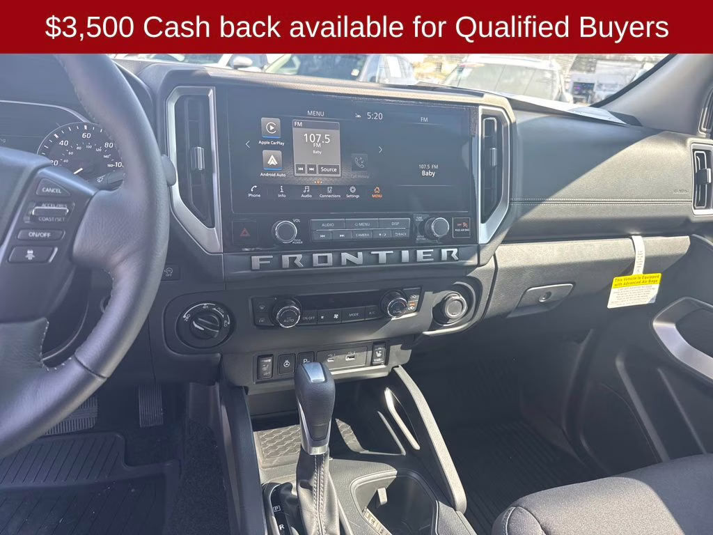 2026 Super Black Nissan Frontier SV 4X4 Truck