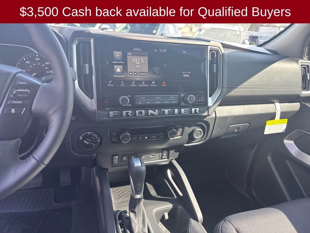 2026 Super Black Nissan Frontier SV 4X4 Truck