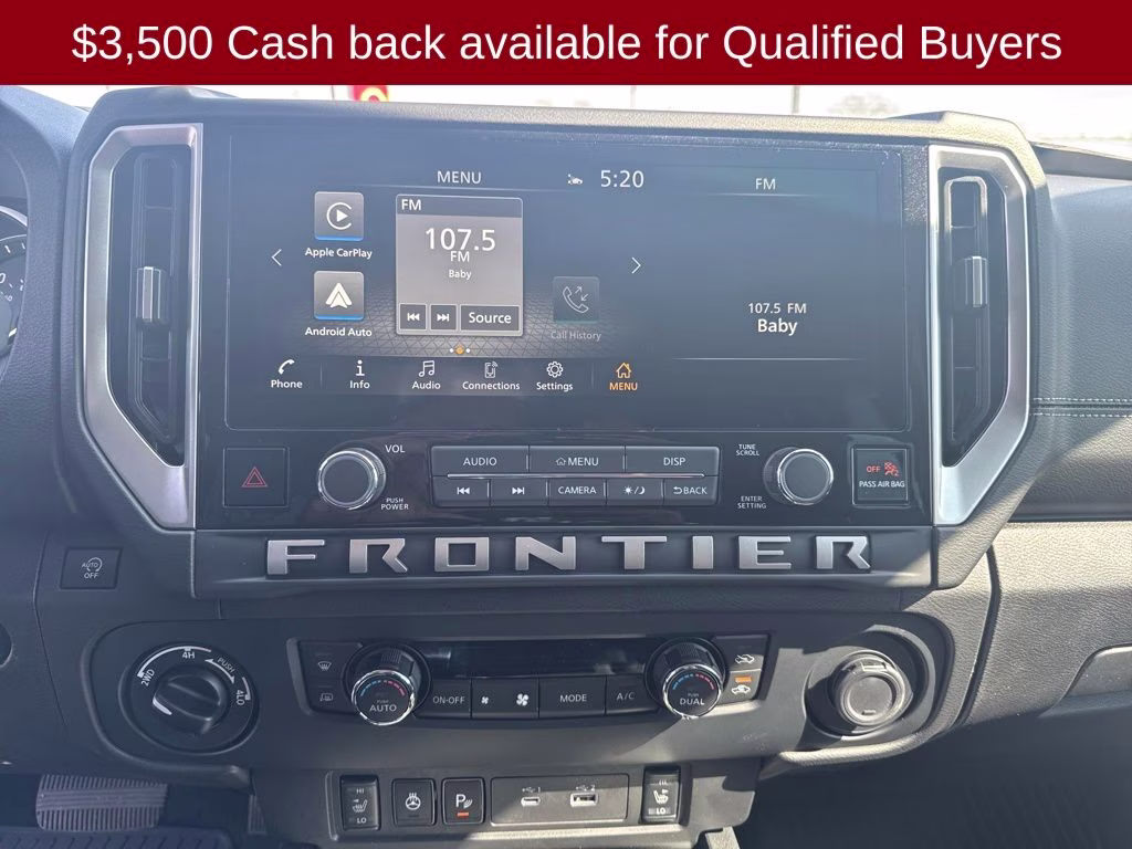 2026 Super Black Nissan Frontier SV 4X4 Truck