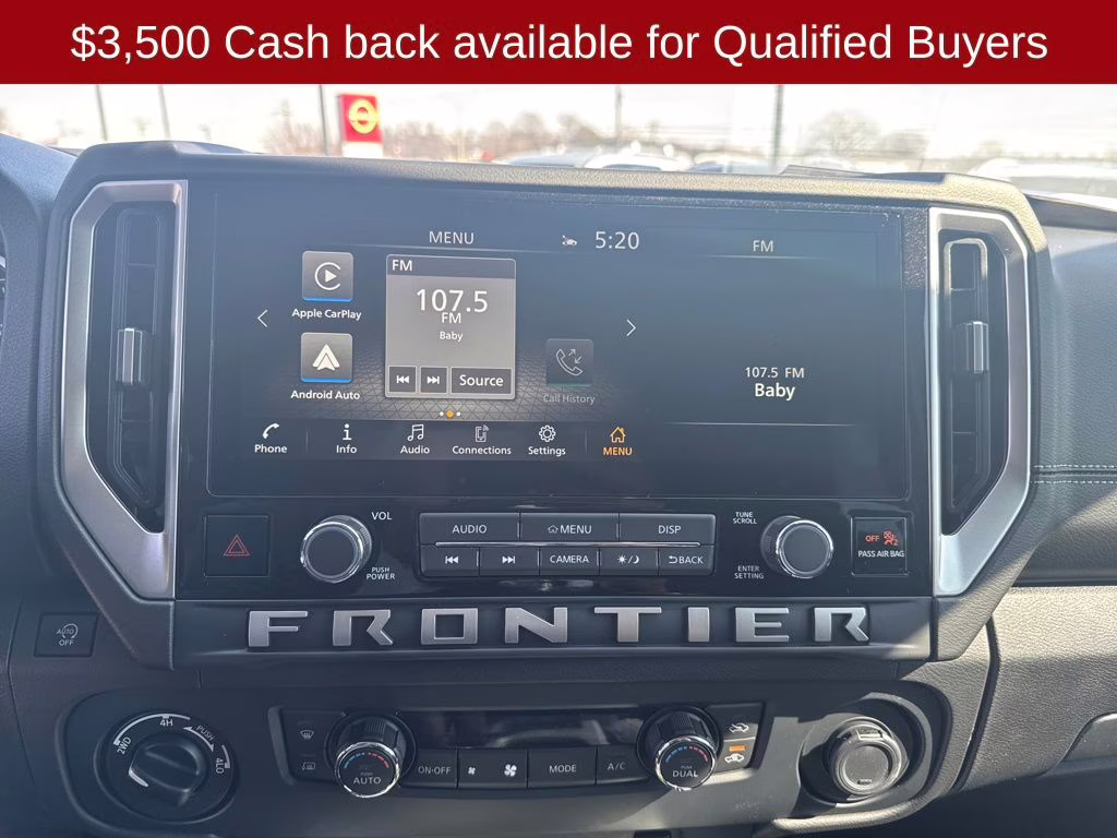 2026 Super Black Nissan Frontier SV 4X4 Truck