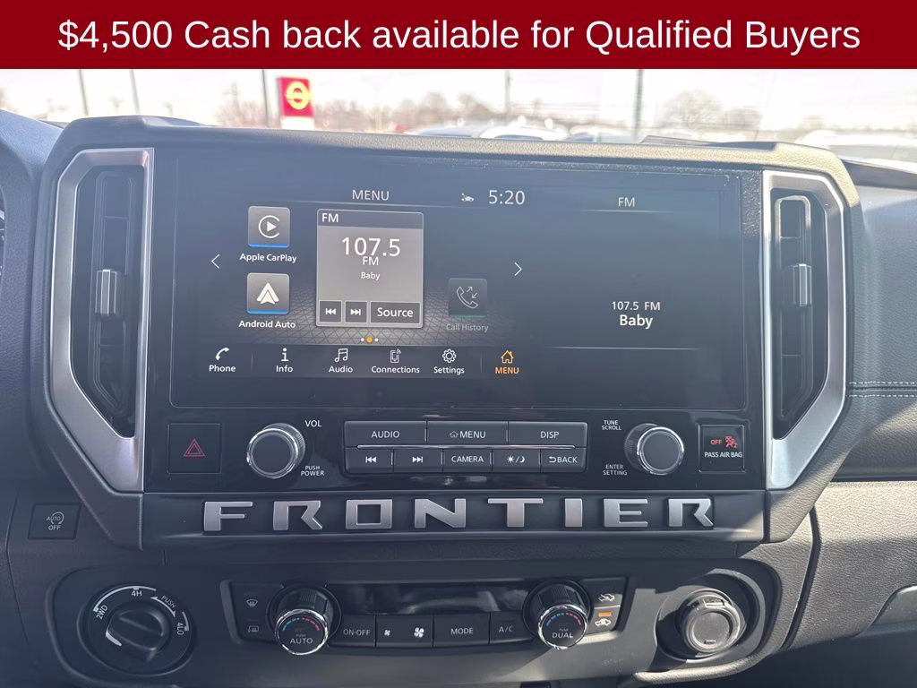 2026 Super Black Nissan Frontier SV 4X4 Truck