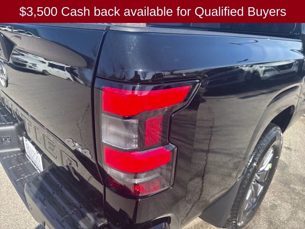 2026 Super Black Nissan Frontier SV 4X4 Truck