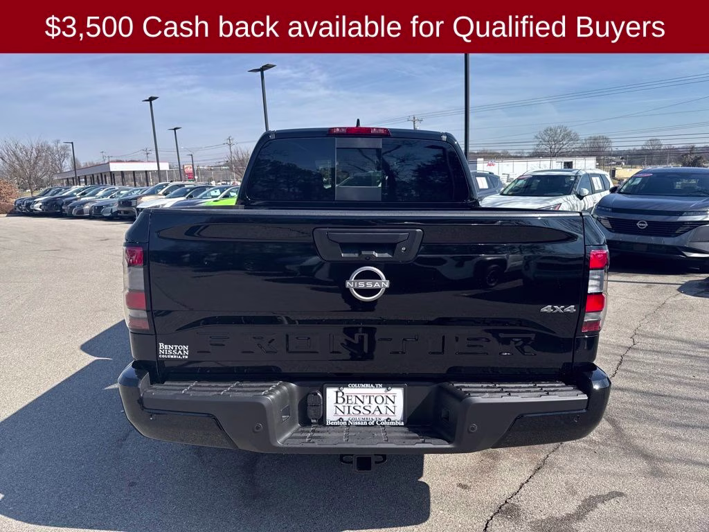 2026 Super Black Nissan Frontier SV 4X4 Truck