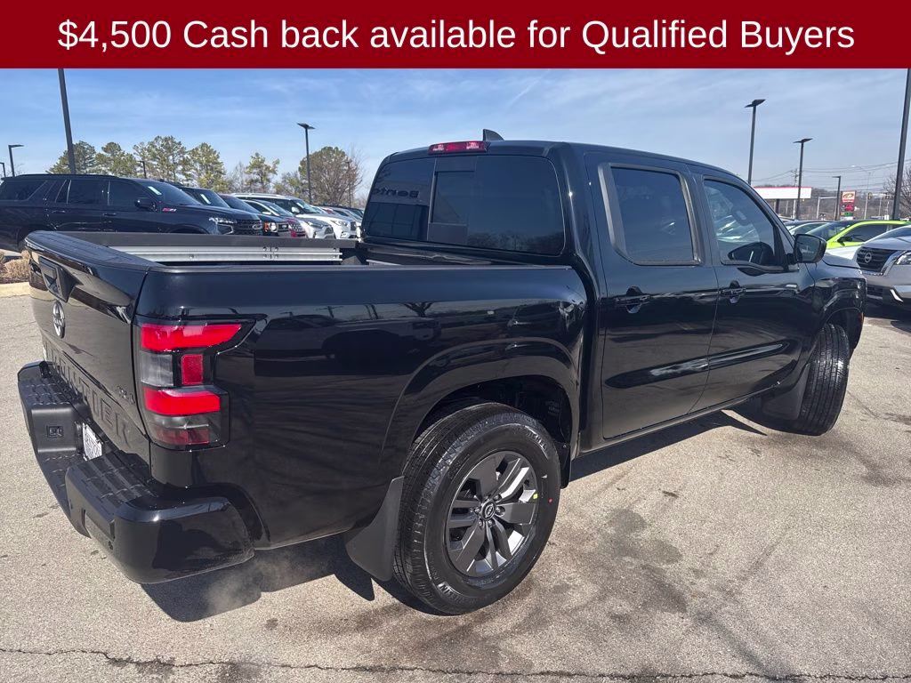 2026 Super Black Nissan Frontier SV 4X4 Truck