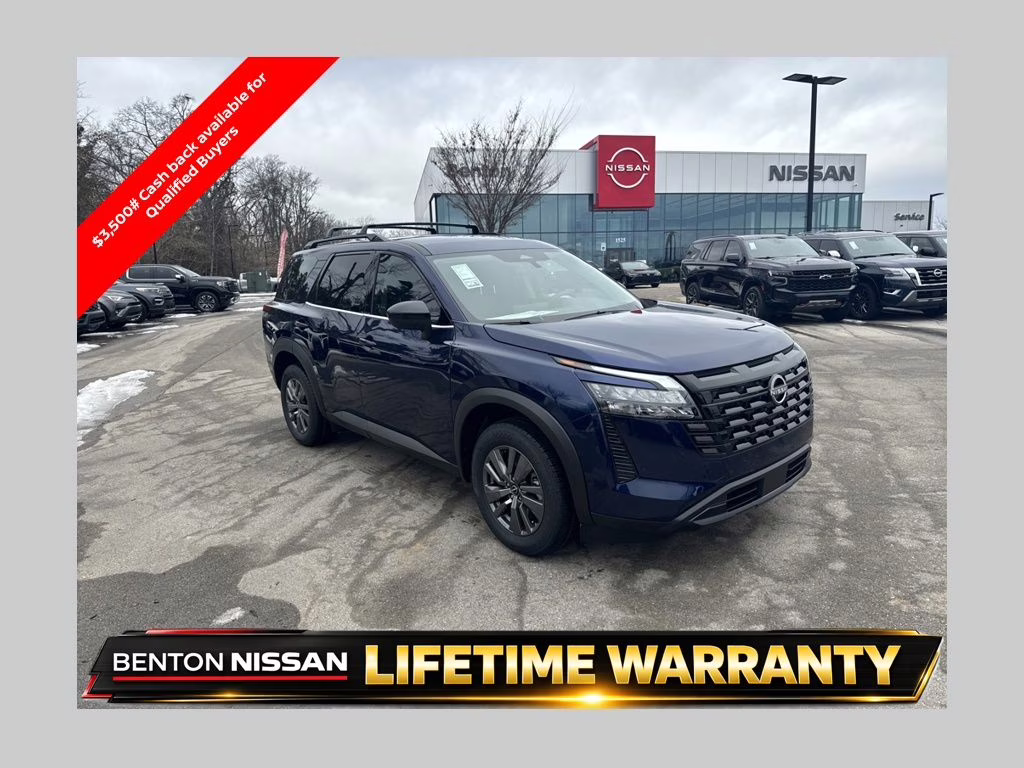 2026 Deep Ocean Blue Pearl Nissan Pathfinder SV 4X4 SUV