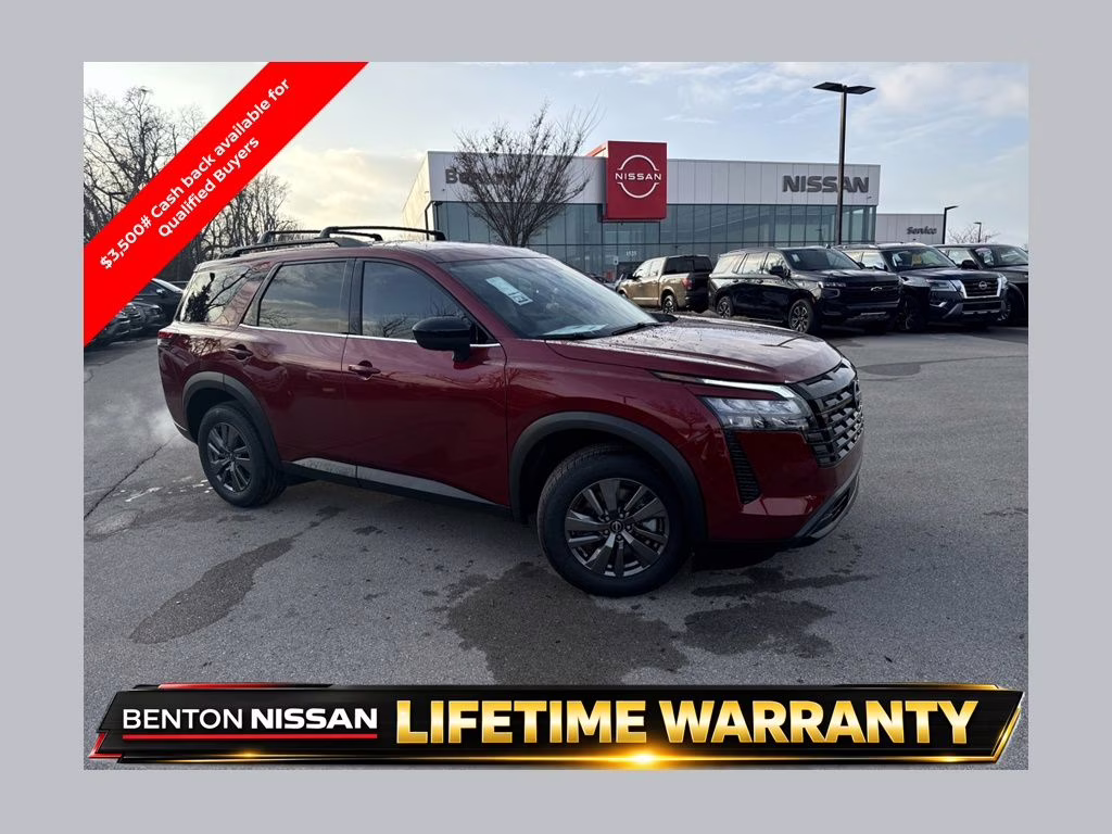 2026 Scarlet Ember Tintcoat Nissan Pathfinder SV 4X4 SUV