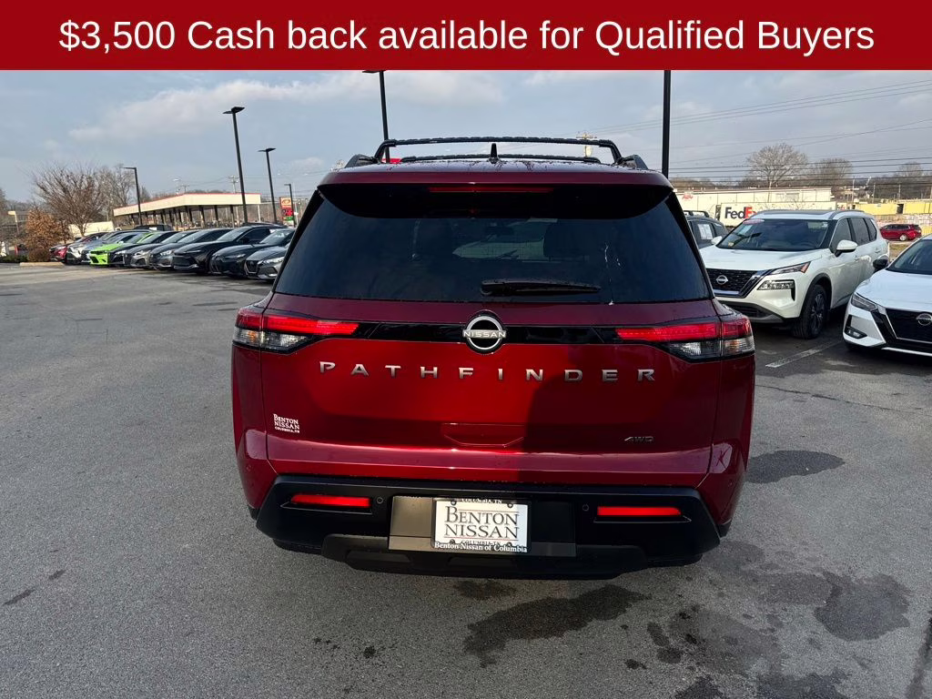 2026 Scarlet Ember Tintcoat Nissan Pathfinder SV 4X4 SUV