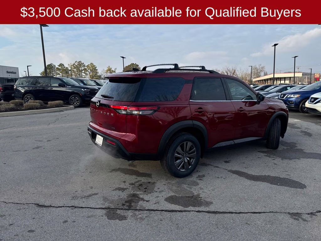 2026 Scarlet Ember Tintcoat Nissan Pathfinder SV 4X4 SUV