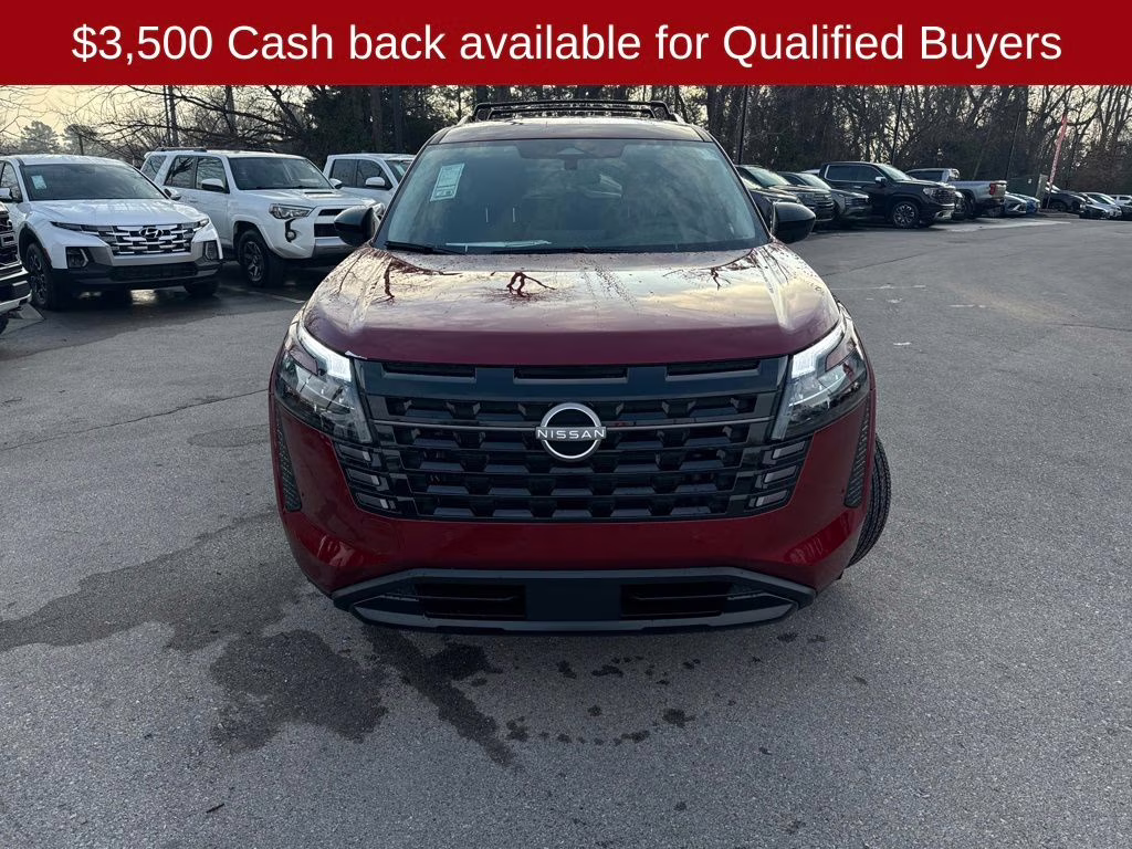 2026 Scarlet Ember Tintcoat Nissan Pathfinder SV 4X4 SUV