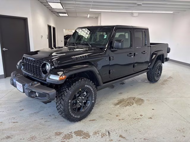 2026 Black Clearcoat Jeep Gladiator Willys 4X4 Truck