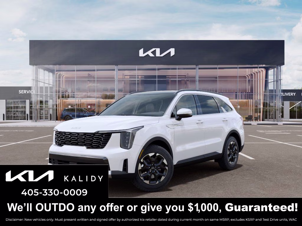 2026 Glacial White Pearl Kia Sorento S FWD SUV