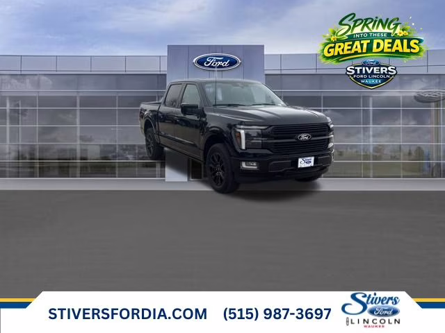 2025 Black Metallic Ford F-150 Platinum 4X4 Truck
