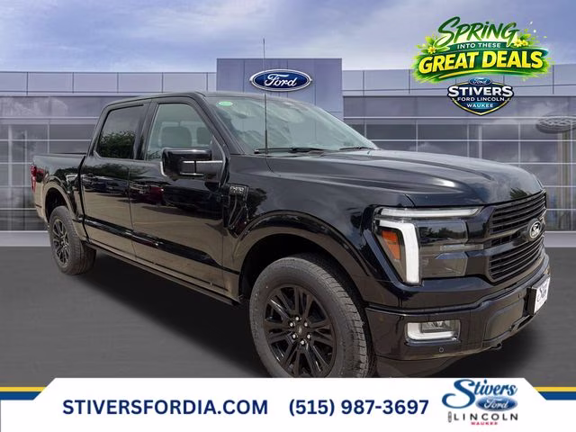 2025 Black Metallic Ford F-150 Platinum 4X4 Truck