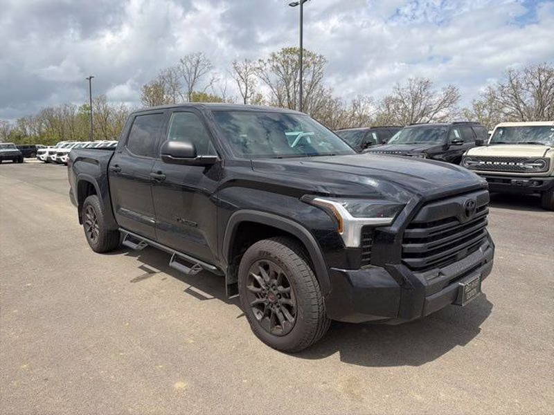 2025 Midnight Black Metallic Toyota Tundra SR5 4X4 Truck