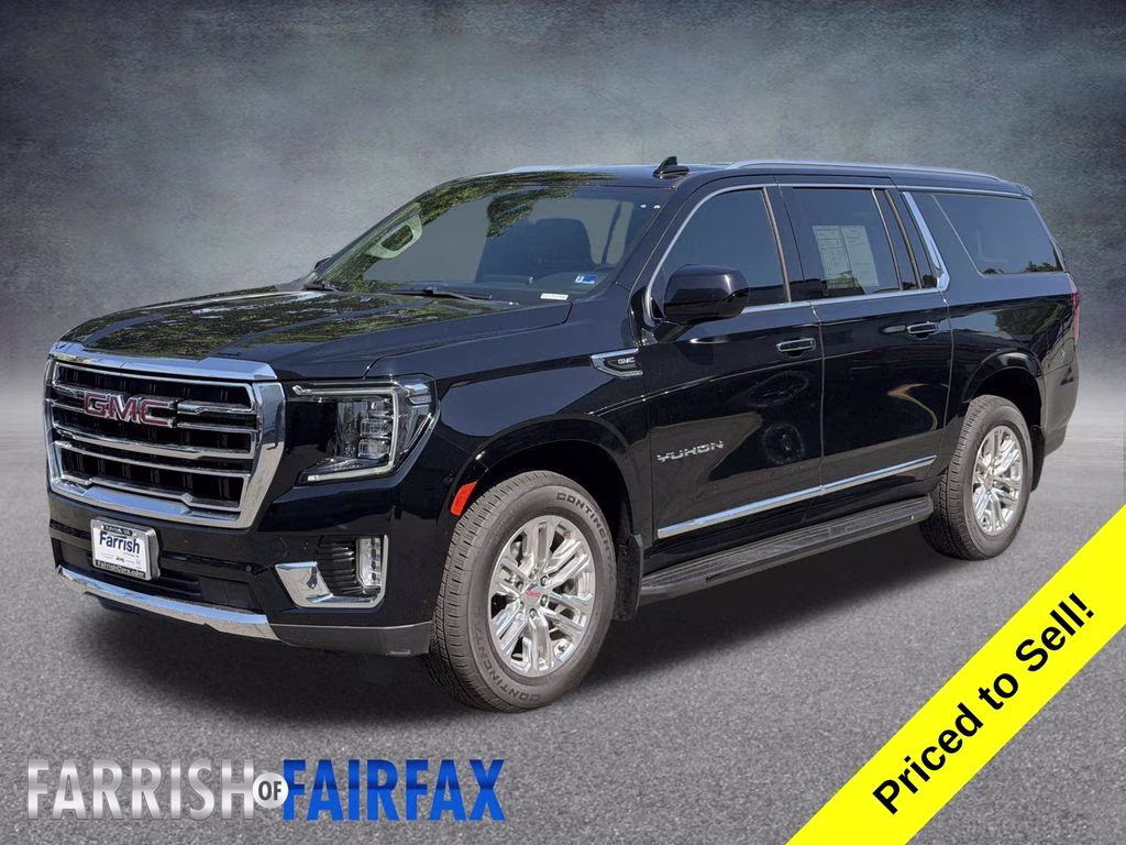 2022 Onyx Black GMC Yukon XL SLT 4X4 SUV