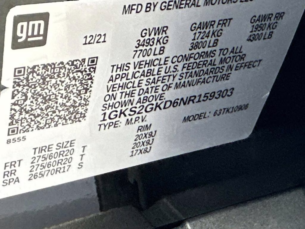 2022 Onyx Black GMC Yukon XL SLT 4X4 SUV