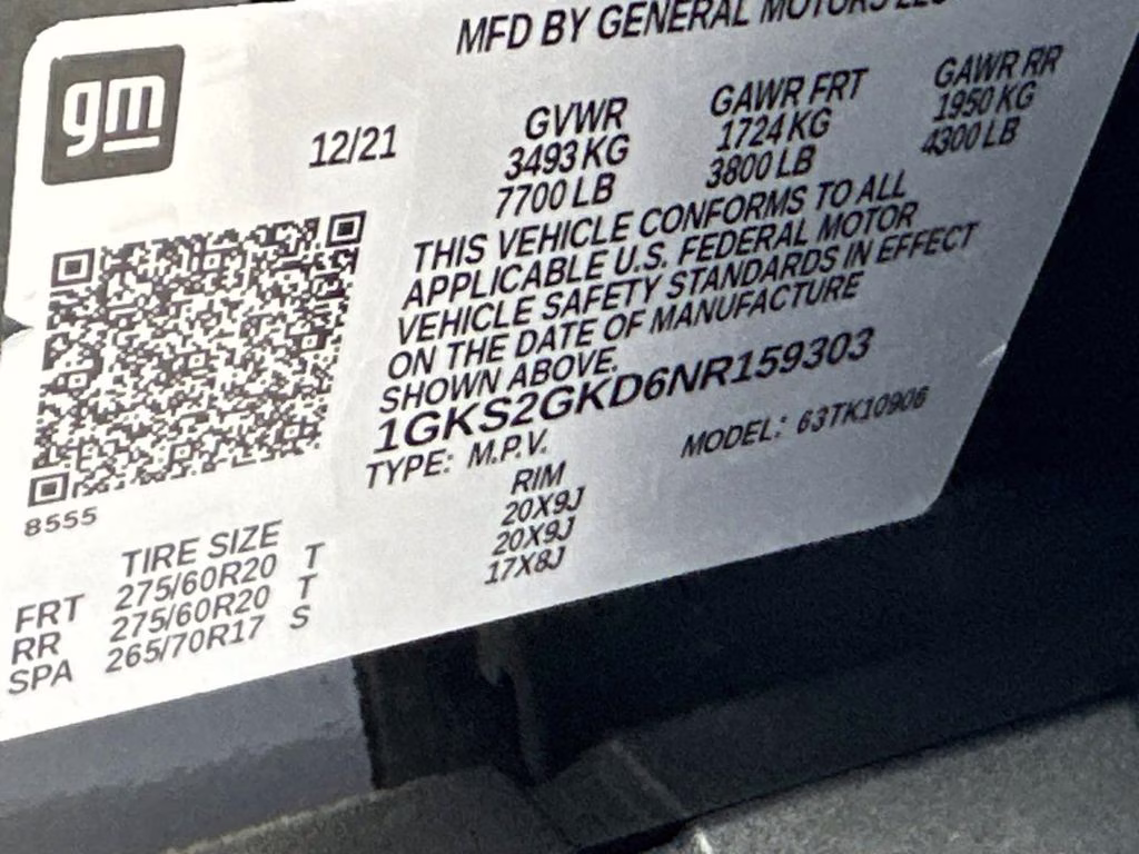 2022 Onyx Black GMC Yukon XL SLT 4X4 SUV