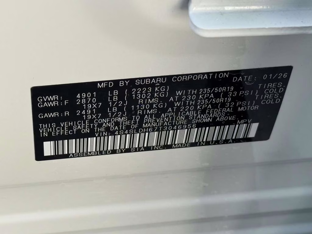 2026 Crystal White Pearl Subaru Forester Sport AWD SUV