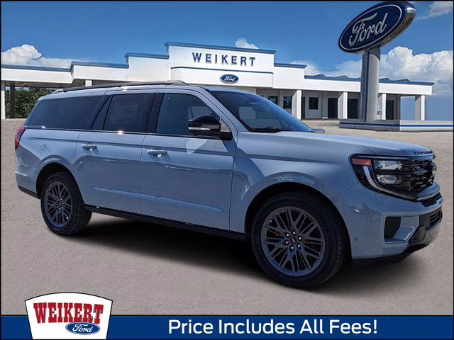 2025 Glacier Gray Metallic TriCoat Ford Expedition Max Platinum 4X4 SUV