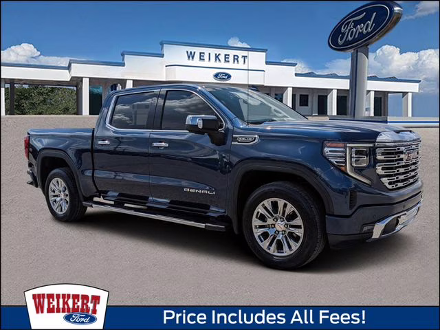 2022 Pacific Blue Metallic GMC Sierra 1500 Denali 4X4 Truck