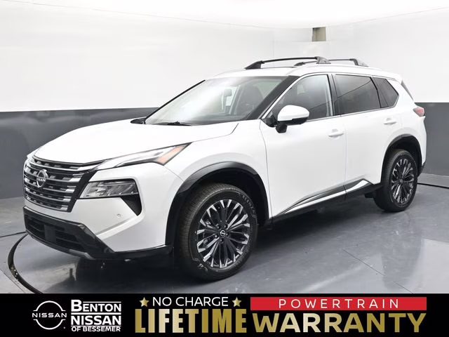 2026 Everest White Pearl Tricoat Nissan Rogue Platinum AWD SUV