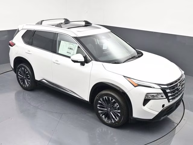 2026 Everest White Pearl Tricoat Nissan Rogue Platinum AWD SUV