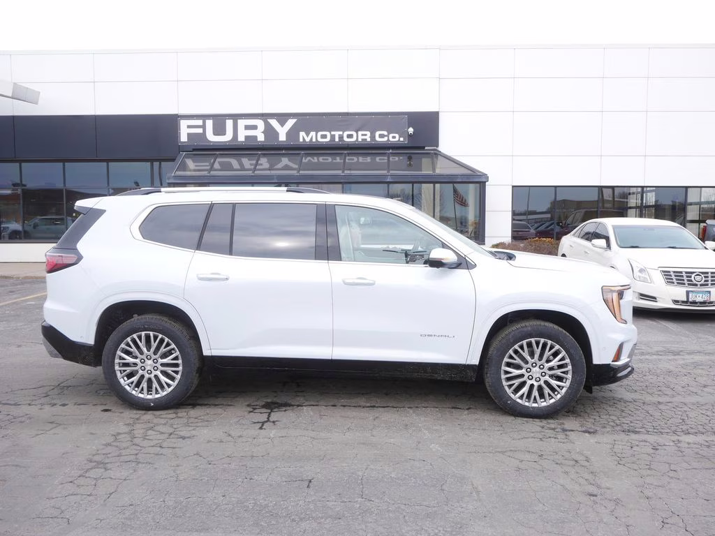 2026 Glacier White Tricoat GMC Acadia Denali AWD SUV
