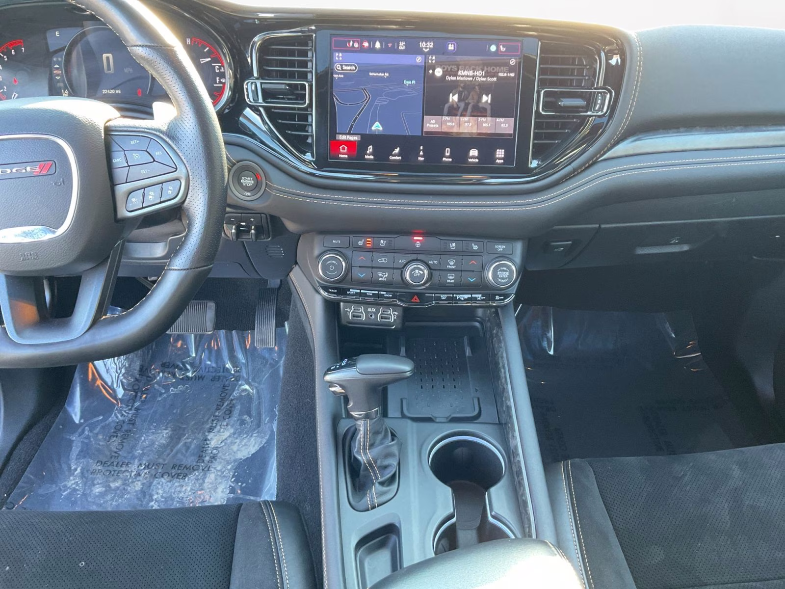 2025 DB Black Crystal Clearcoat Dodge Durango R/T 20th Anniversary Premium AWD SUV