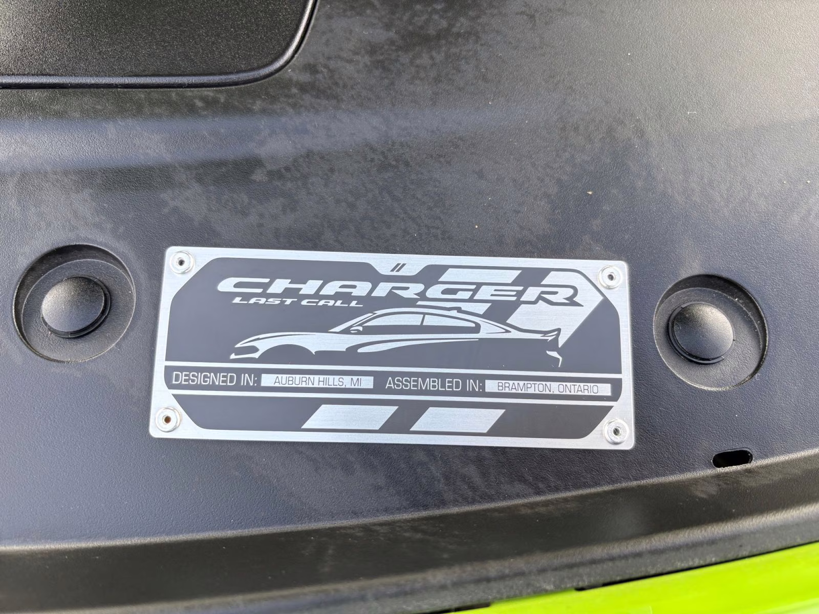 2023 Sublime Metallic Clearcoat Dodge Charger SRT Hellcat Widebody RWD Sedan