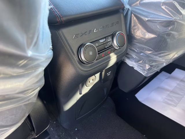 2026 Star White Metallic Tri-Coat Ford Explorer ST-Line 4X4 SUV