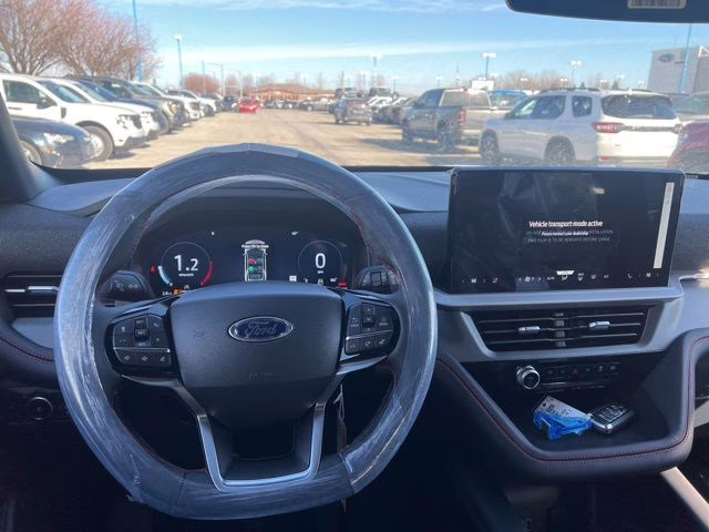 2026 Star White Metallic Tri-Coat Ford Explorer ST-Line 4X4 SUV